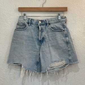 PacSun High Rise Relaxed Denim Shorts Size 26